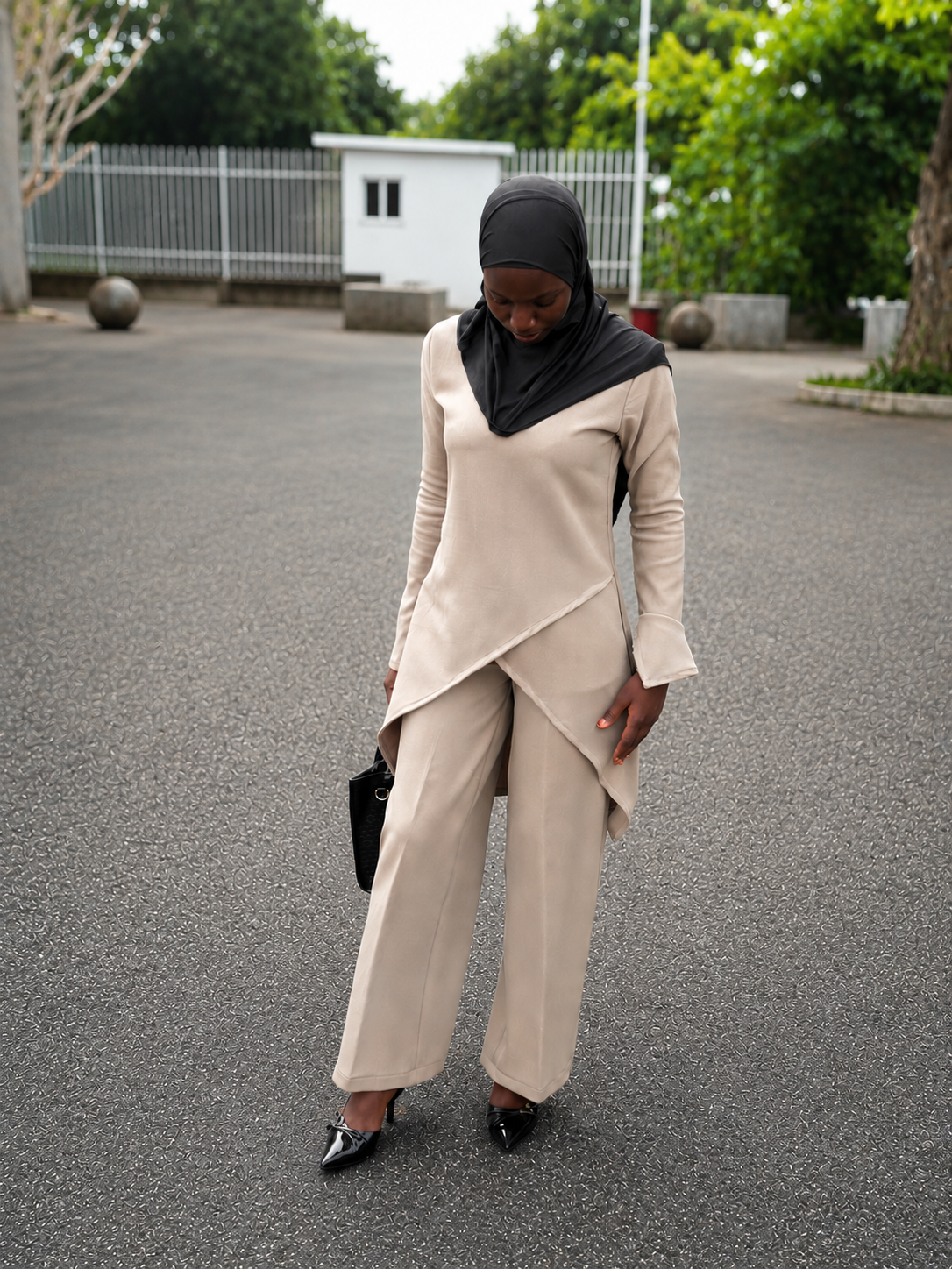 Zahra Ivory Two-Piece